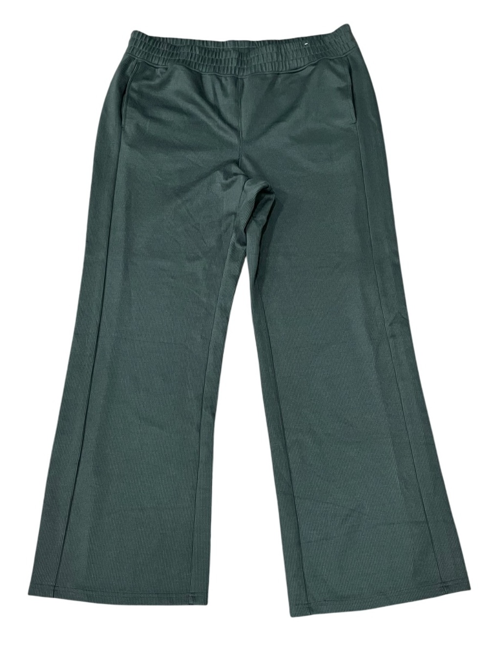 Spyder Ribbed Wide Leg Pants Green Size XL